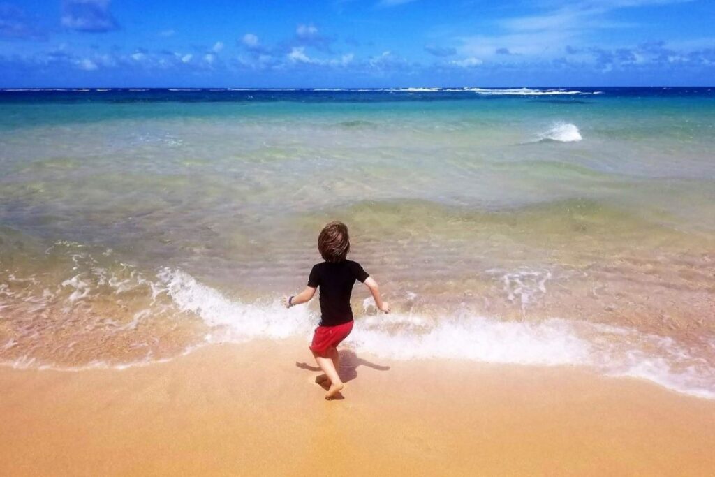 Swimming and Snorkeling spot at Tunnels Beach in Kauai