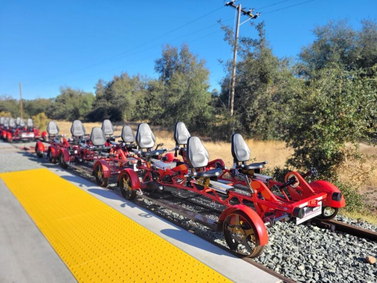 Adventures Riding Rail Bikes on the Railroad