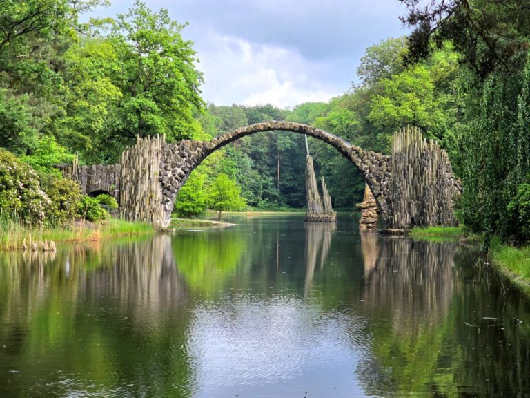 The Devil's Bridge in Gablenz, Germany
