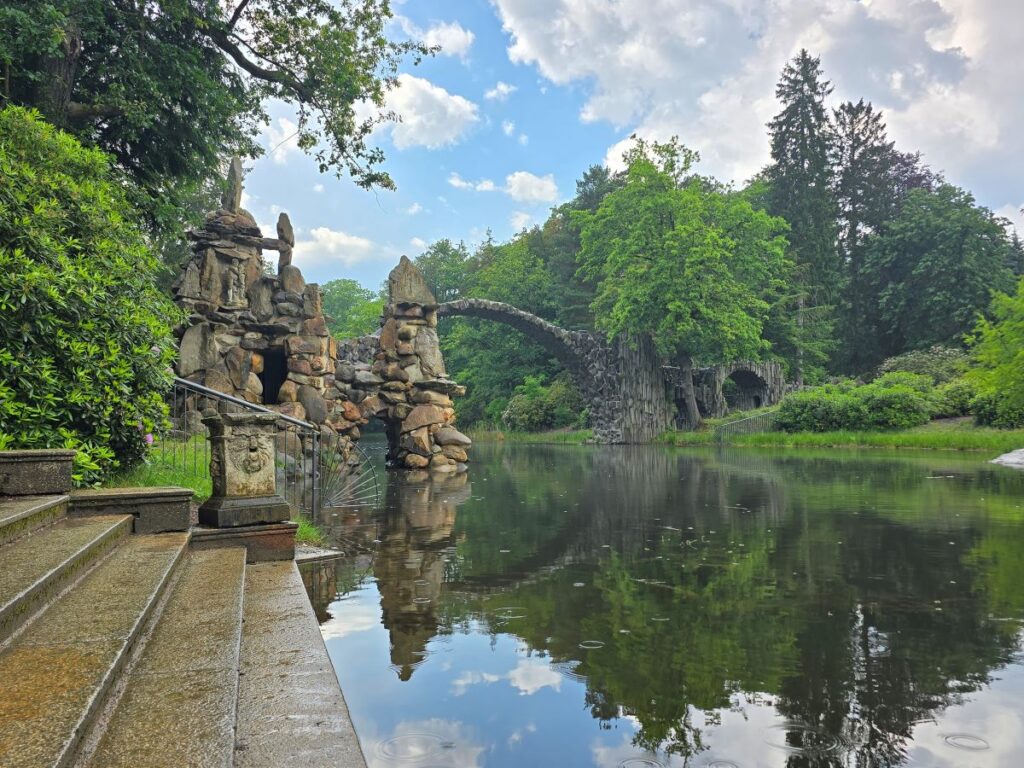 The Devil's Bridge in Gablenz, Germany