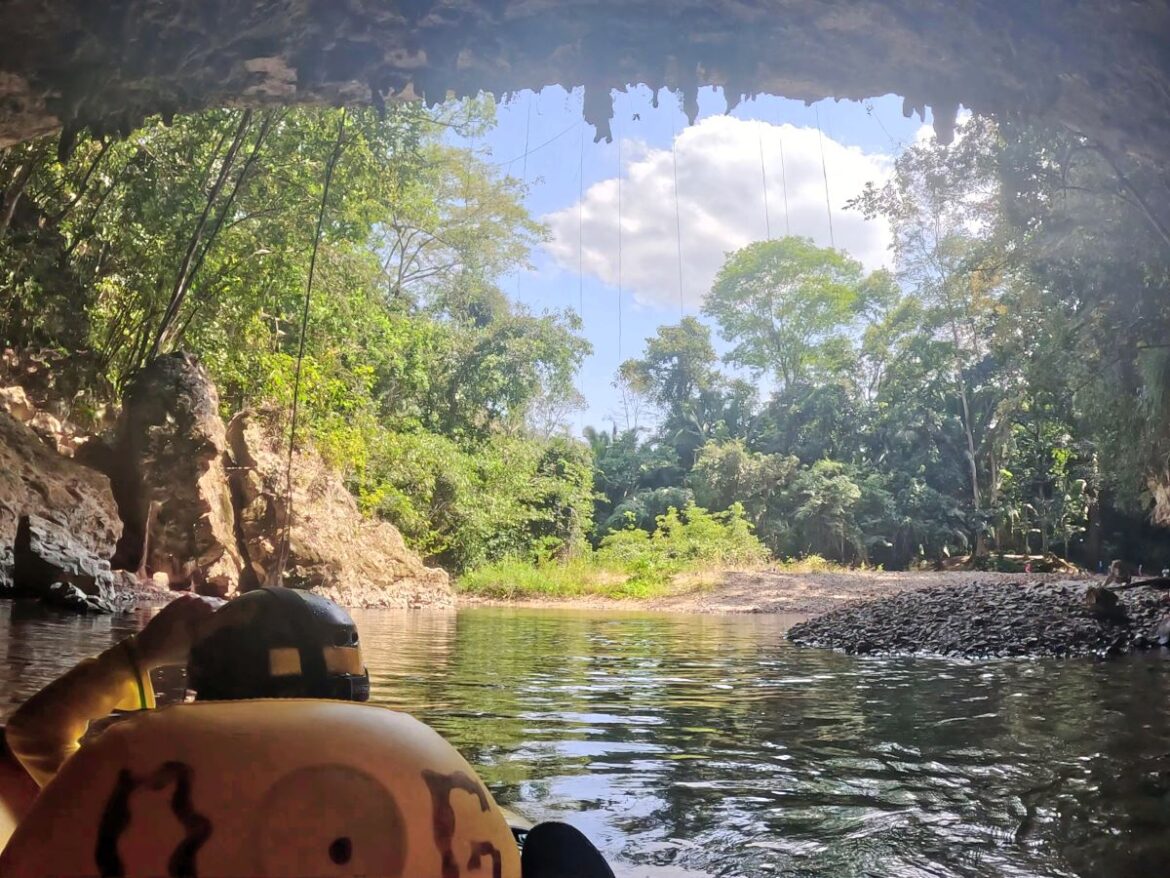 Cave tubing at Caves Branch Outpost in Belize - Coral Breeze Tours