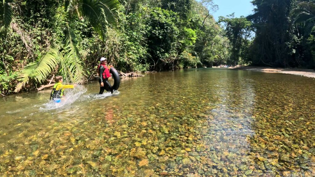 Cave tubing in Belize at Caves Branch Outpost with Coral Breeze Tours