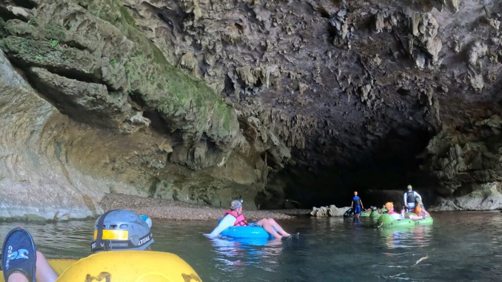 Cave tubing in Belize at Caves Branch Outpost with Coral Breeze Tours
