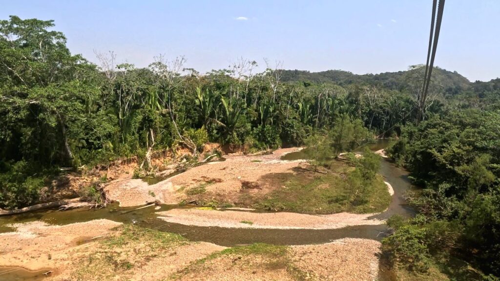 Zip lining at Caves Branch Outpost in Belize - Coral Breeze Tours