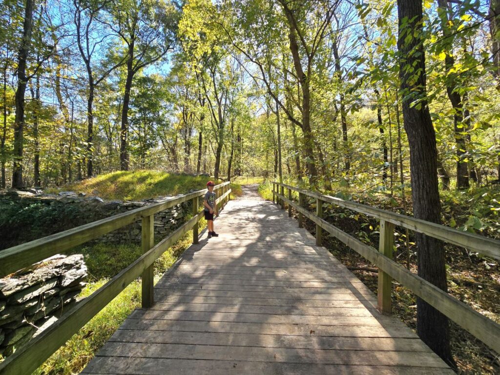 Great Falls Park trail in McLean, VA