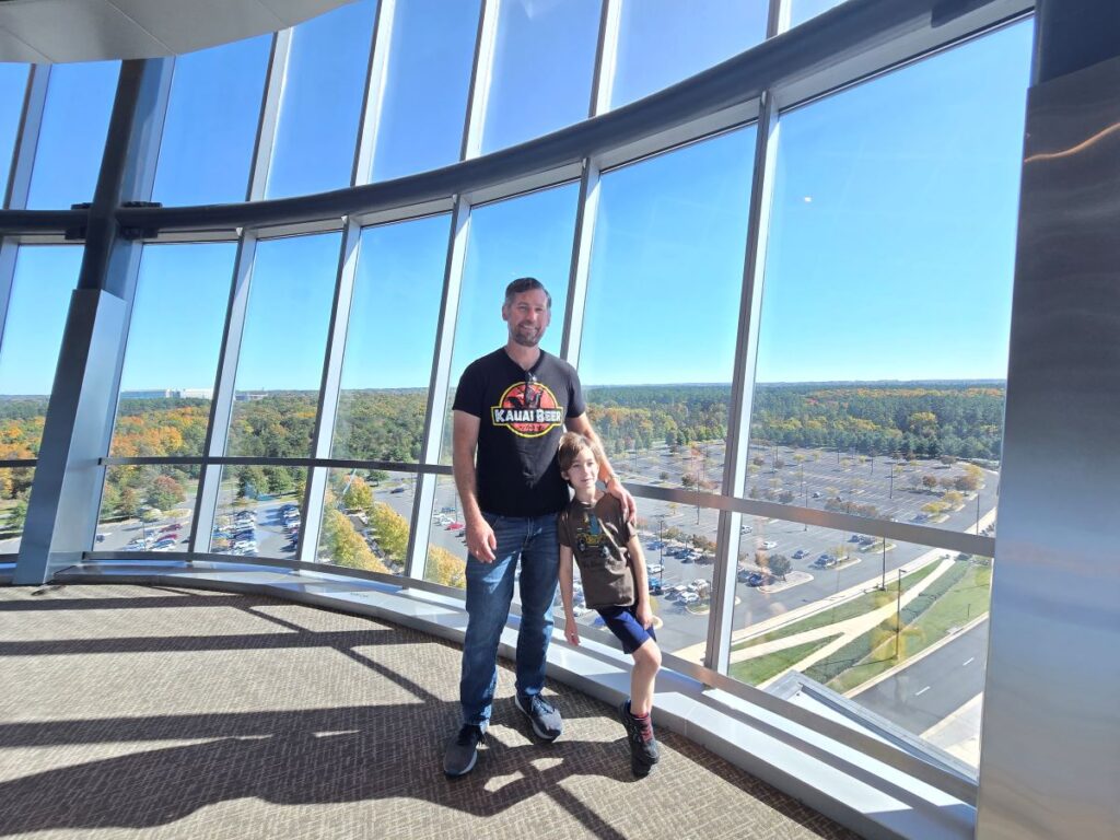 National Air and Space Museum Tower view in Chantilly, VA