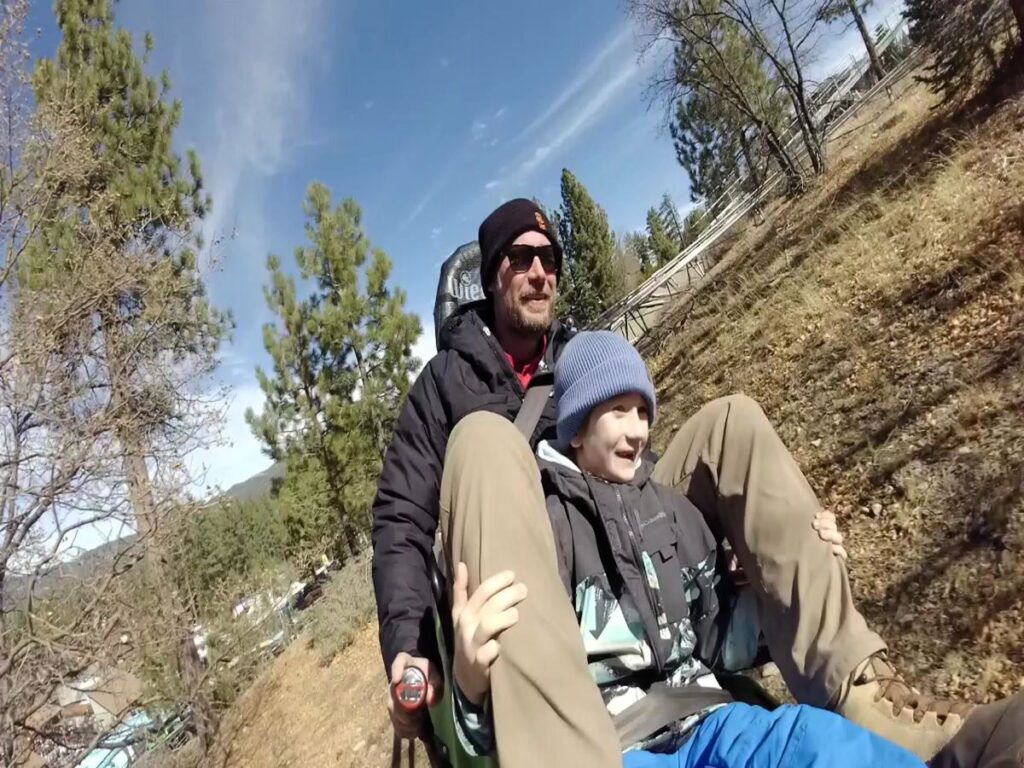 Mineshaft Coaster at Alpine Slide Big Bear Lake, CA (Photo credit: Alpine Slide at Magic Mountain)